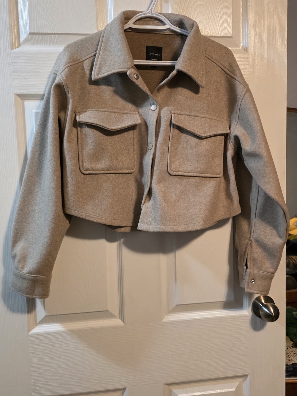 4/$97 Deal! Love Tree Cropped Jacket